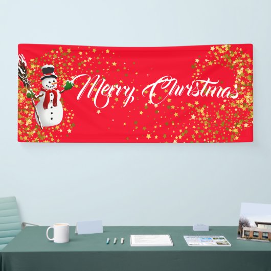Kerstmis binnenshuis spandoek (Beurs)