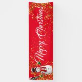 Kerstmis binnenshuis spandoek (Verticaal)