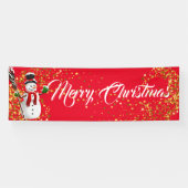 Kerstmis binnenshuis spandoek (Horizontaal)