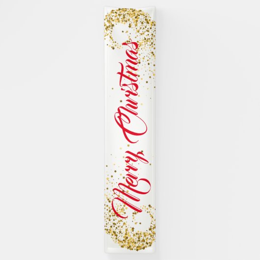 Kerstmis binnenshuis spandoek (Verticaal)