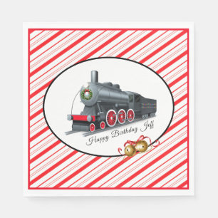 Kerstmis/Birthday Paper Napkins Servet