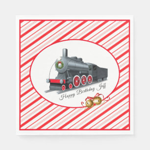 Kerstmis/Birthday Paper Napkins Servet