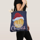 Kerstmis Bitcoin - Cadeau voor Day Traders Tote Bag (Dichtbij)