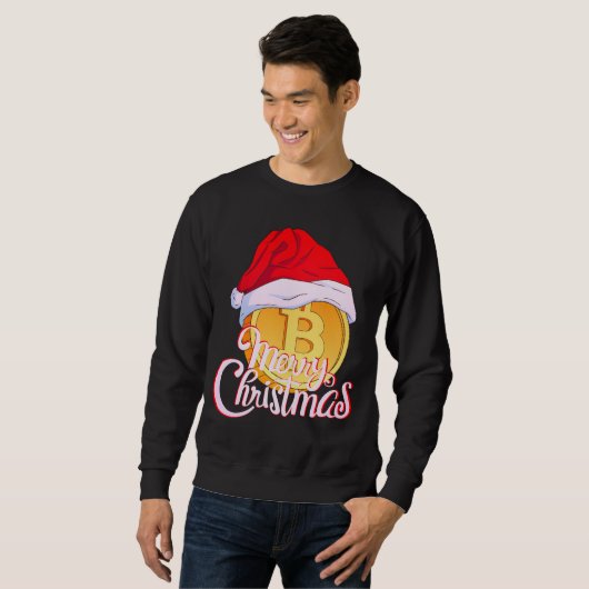 Kerstmis Bitcoin - Cadeau voor Day Traders Trui (Voorkant volledig)