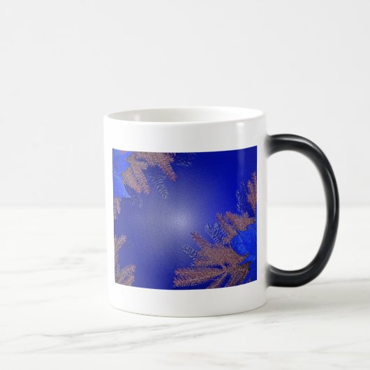 Kerstmis: Blauw III Magische Mok (Rechts)