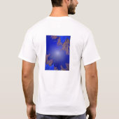 Kerstmis: Blauw III T-shirt (Achterkant)