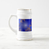 Kerstmis, blauw IV Bierpul (Links)