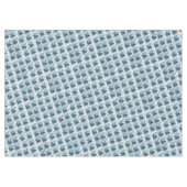 Kerstmis Blauwe Denneappels Tafelkleed (Voorkant (Horizontaal))