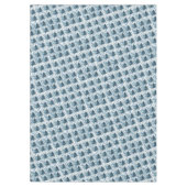 Kerstmis Blauwe Denneappels Tafelkleed (Voorkant)