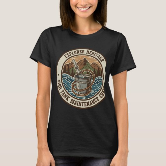 Kerstmis Blauwogige Pleco Vis T-shirt (Voorkant)