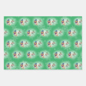 Kerstmis Blenheim Cavalier King Charles Spaniel Inpakpapier Vel (Voorkant 2)