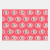 Kerstmis Blenheim Cavalier King Charles Spaniel Inpakpapier Vel (Voorkant)