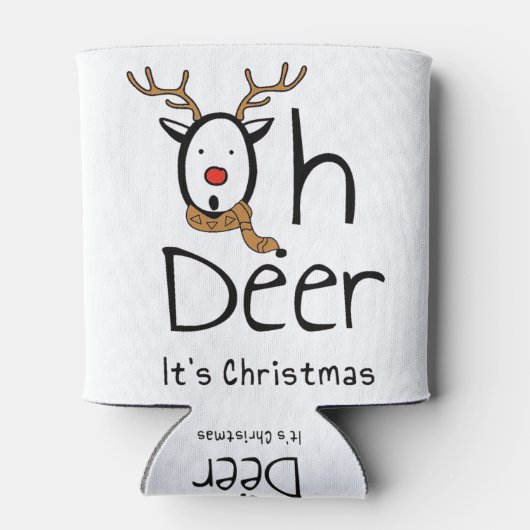 Kerstmis Blikjeskoeler (Achterkant)