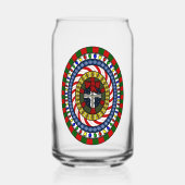 Kerstmis Blikvorm Glas (Voorkant)