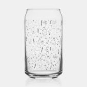 Kerstmis Blikvorm Glas (Achterkant)