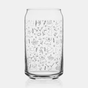 Kerstmis blikvorm glas