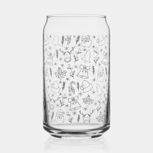 Kerstmis Blikvorm Glas (Links)