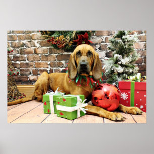 Kerstmis - Bloedhond - Penney Poster