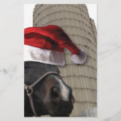 Kerstmis Boerderij Briefpapier (Voorkant)