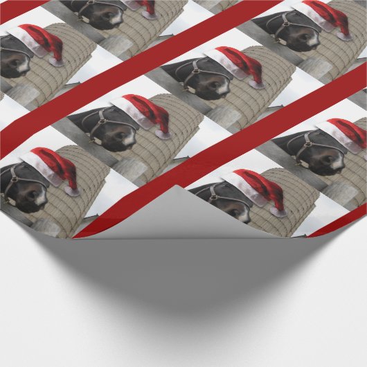 Kerstmis Boerderij Cadeaupapier (Hoek)