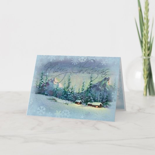KERSTMIS BOERDERIJ door SHARON SHARPE Feestdagen Kaart (Voorkant)
