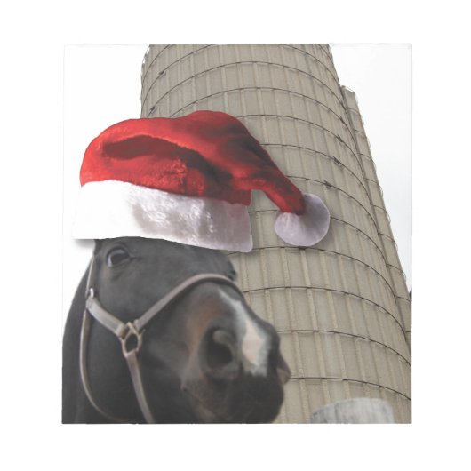 Kerstmis Boerderij Notitieblok (Voorkant)