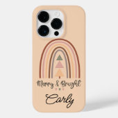 Kerstmis Boho Beige Case-Mate iPhone Case (Achterkant)