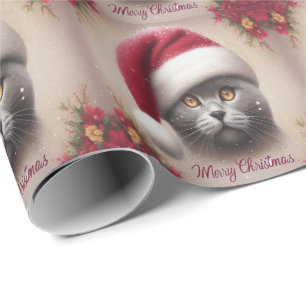 Kerstmis Bombay Kat, Vrolijk Kerstmis Bombay Kitte Cadeaupapier