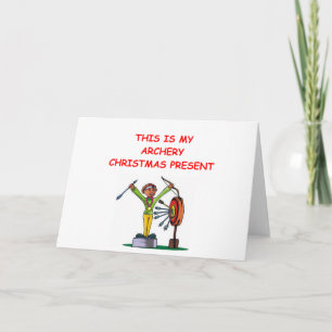 KERSTMIS BOOGSCHIETEN FEESTDAGEN KAART