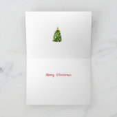 Kerstmis - boom feestdagen kaart (Binnen)