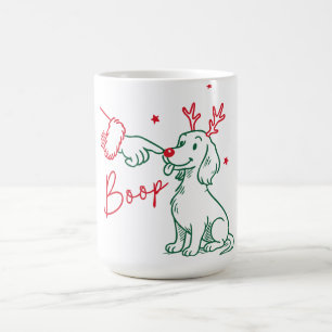 Kerstmis Boop Saushond Hond Koffiemok