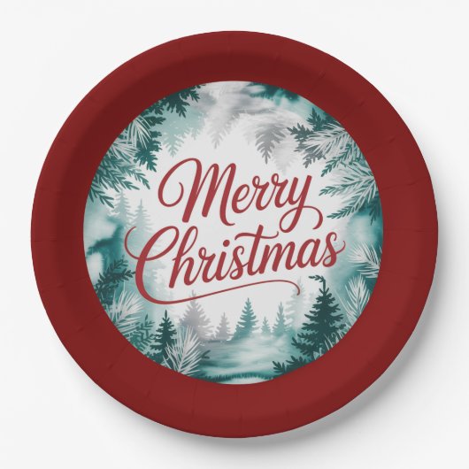 Kerstmis bord (Voorkant)
