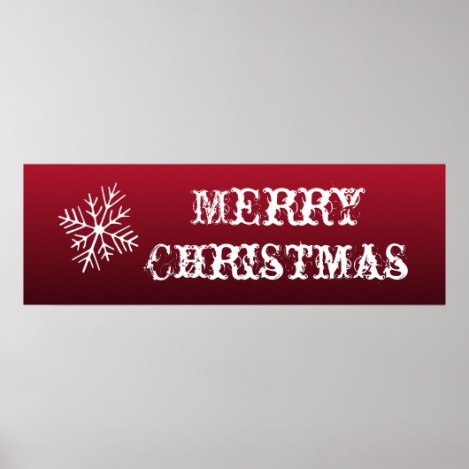 Kerstmis Bord Muur Poster Decoratie (Voorkant)