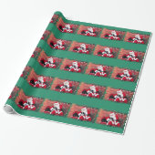 Kerstmis - Border Collie - Flip Cadeaupapier (Uitgerold)
