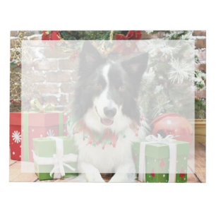 Kerstmis - Border Collie - Jessup Notitieblok