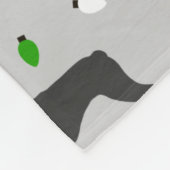 Kerstmis Boston Terrier Sherpa Blanket Fleece Deken (Hoek)