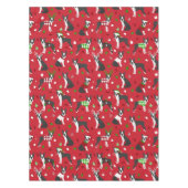 Kerstmis Boston Terrier Tablecloth Tafelkleed (Voorkant)