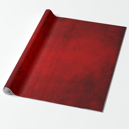 Kerstmis Bourgondië Rood Grunge Cadeaupapier (Uitgerold)