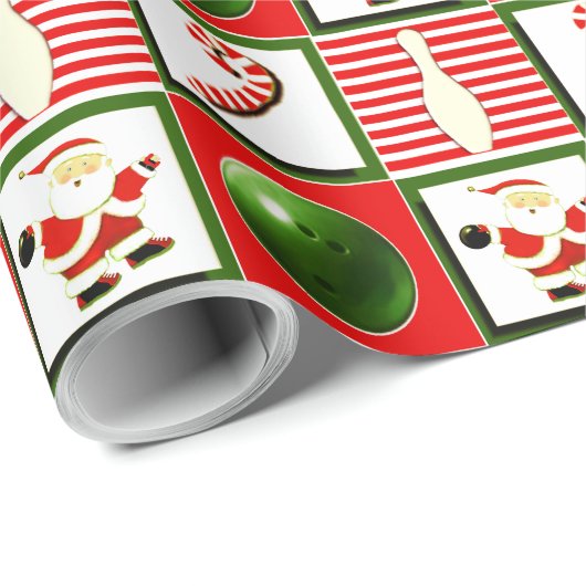 Kerstmis bowlen cadeaupapier (Rol Hoek)