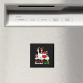 Kerstmis Bowling Squad Dabbing Santa Elf Bowling Magneet (Insitu (Vaatwasser))
