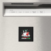 Kerstmis Bowling Squad Dabbing Santa Funny Christ Magneet (Insitu (Vaatwasser))