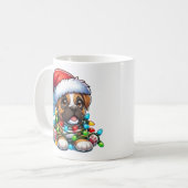 Kerstmis Boxer Mok Cadeauboek (Voorkant links)
