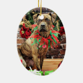 Kerstmis - Boxer X - Kita Keramisch Ornament (Achterkant)