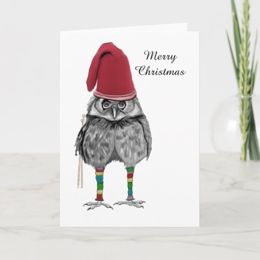 Kerstmis breit feestdagen kaart (Voorkant)