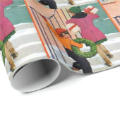 Kerstmis brengen cadeaupapier (Rol Hoek)