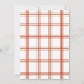 Kerstmis Bridal Brunch Uitnodiging (Achterkant)