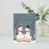 Kerstmis Briefkaart (Staand voorkant)