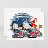 Kerstmis Briefkaart (Voorkant / Achterkant)