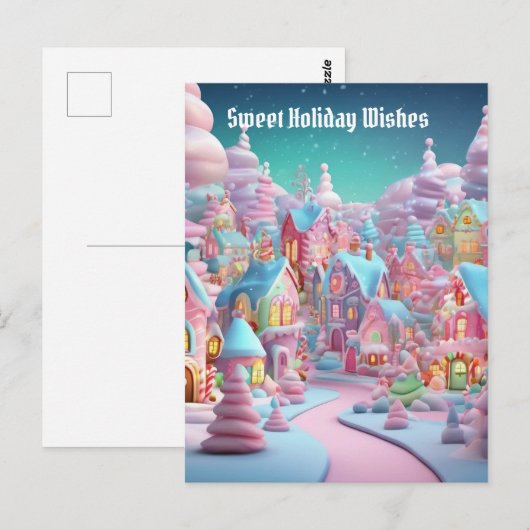 Kerstmis Briefkaart (Voorkant / Achterkant)