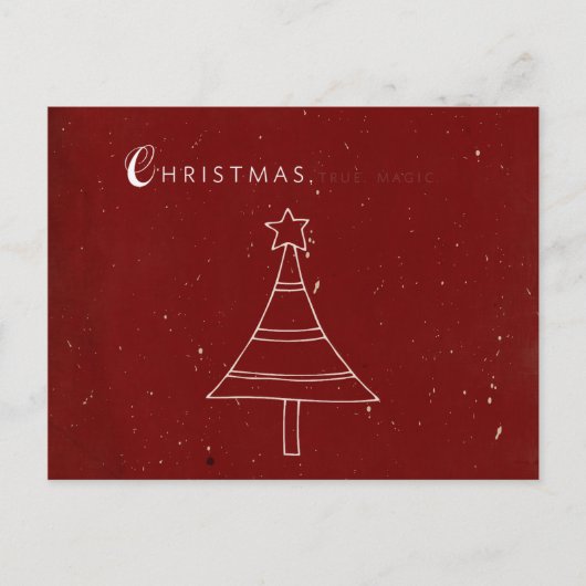 Kerstmis briefkaart (Voorkant)